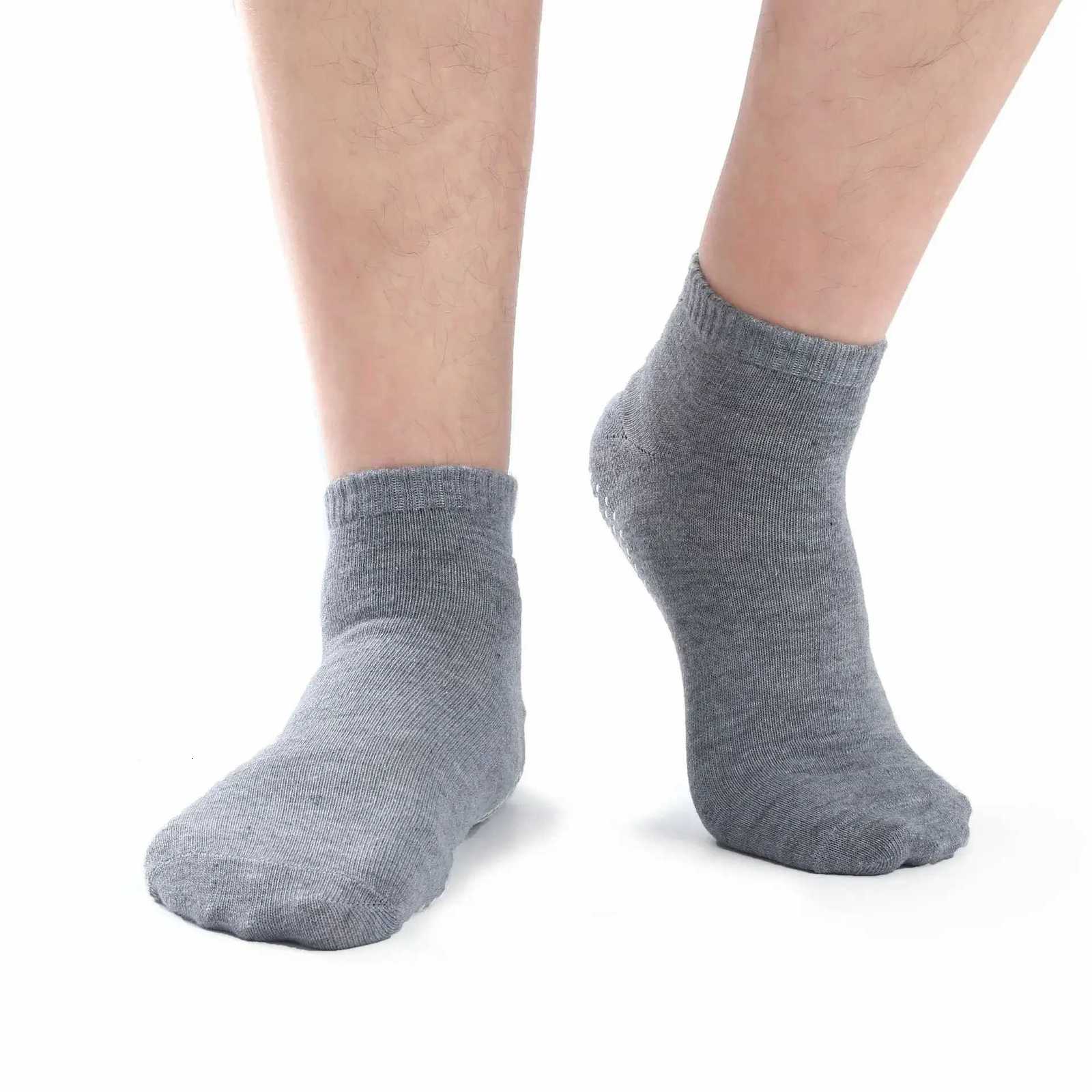 Professional Silicone Anti-Slip Socks Casual Breathable Solid Color Mens Sports Socks Low Cut Ankle Boat Socks X250725