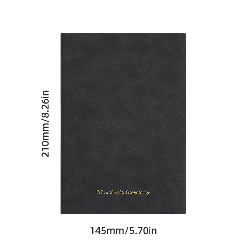 Personalized Customizable Corporate Logo Color Edge Diary Journal 120g Ruled Paper A5 Softcover Leather Notebook