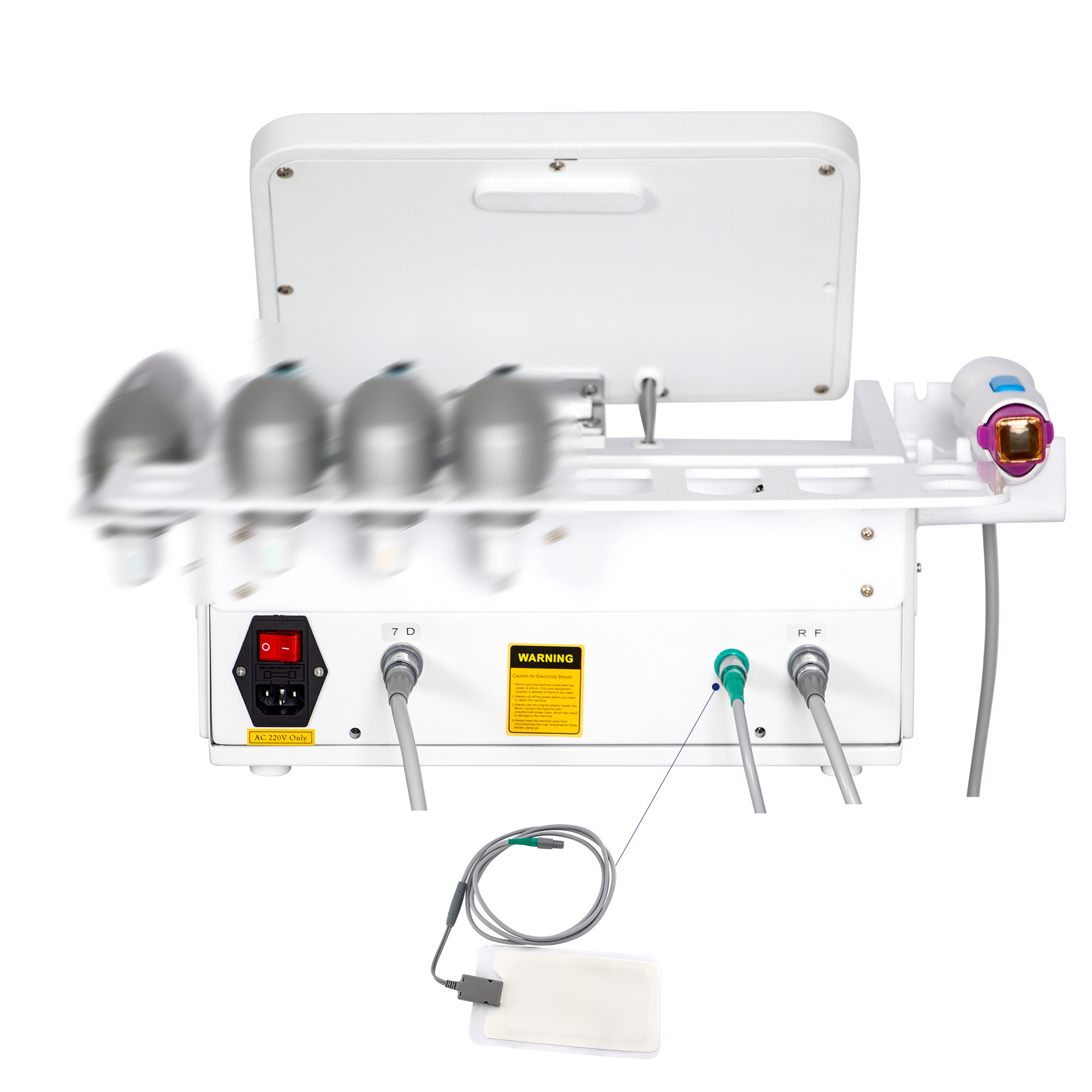7DHifu Cosmetic Equipment For Salon Use - Advanced Lifting Technology - Facial Rejuvenation Device - Wrinkle Remover - Long-Lasting Effects