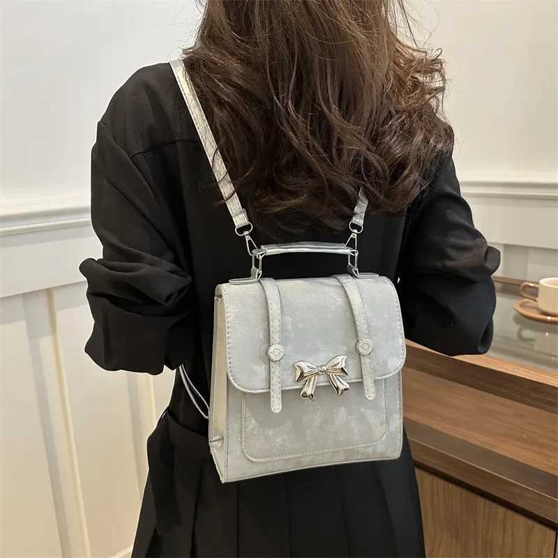 Fiable Design Wens Backpack Unique Small Square Handbag Casual Korean Style Single Shoulder Bag Y250724