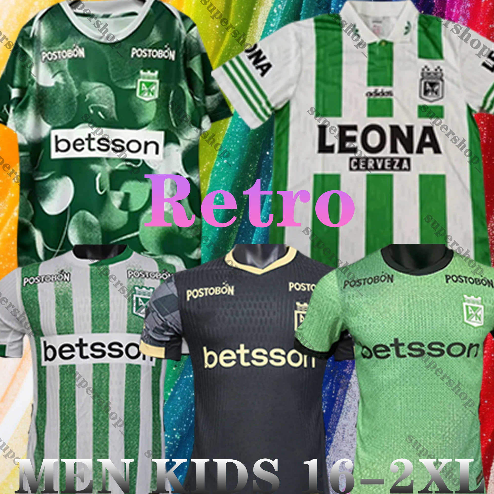 2025 2026 Medellin Atletico Nacional jersey ROMAN E.CARDONA Morelos Cardona J.Duque D.Pabon Jarlan DA COSTA 25 26 Football Training Shirt child Set Outdoor sportswear