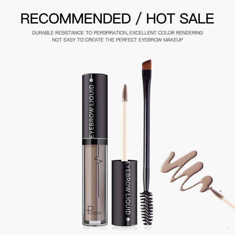 Waterproof Liquid Eyebrow Gels-24Hours Long Lasting Sdge-Proof Tinted Makeup Color Brow Ge X250725