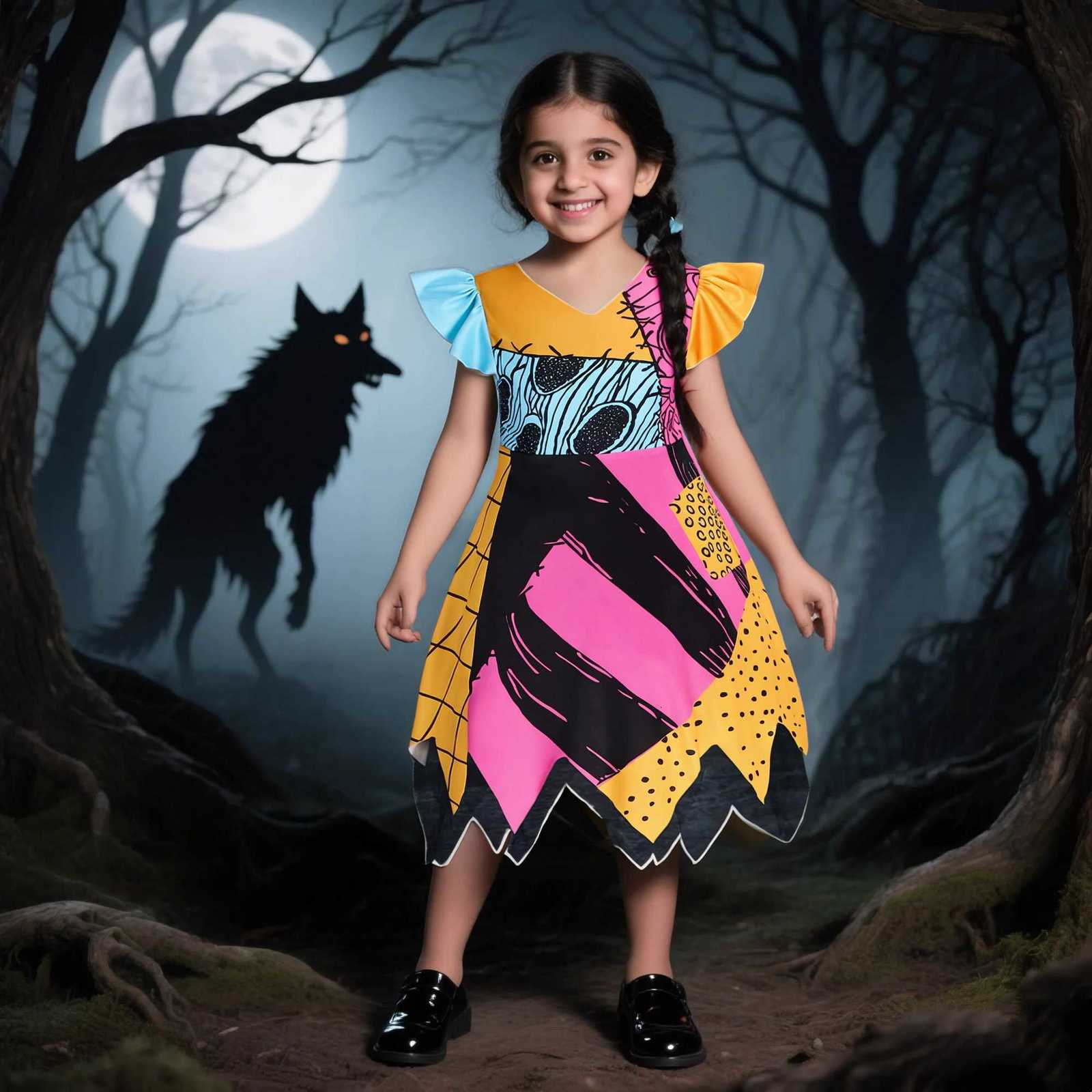 Boys Girls Halloween Cosplay Costumes Christmas Terror Scare Dress Up Childrens Clothing Masquerade Dress UP Suits And Dress Z250725
