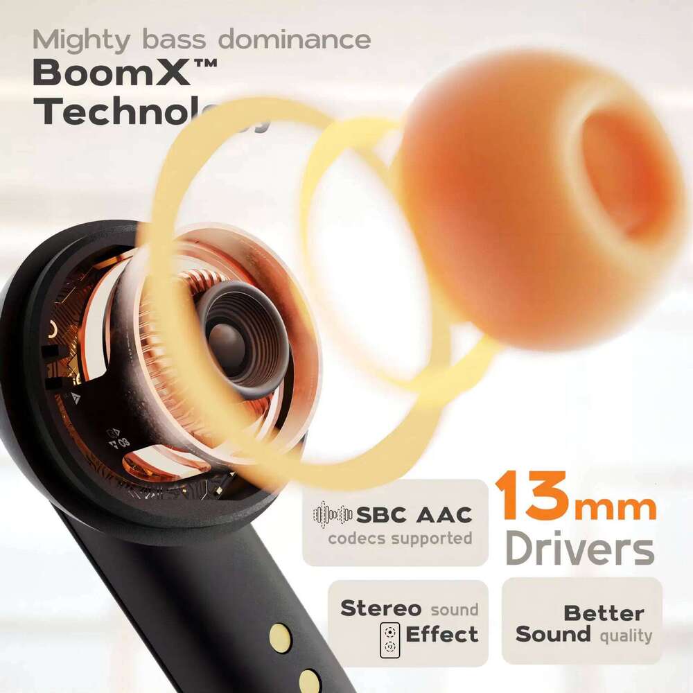 Designer brand Bluetooth microphone noise reduction IPX waterproof fast charging mode low latency game listening music headset