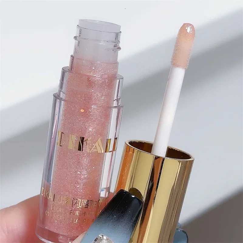 Waterproof Diamond Shimmer Glitter Lip Gloss 5 Colors Sparkling Glitter Liquid Lipstick Diamond Pearl Lip Gloss Sexy Lip Make UpXJ250724