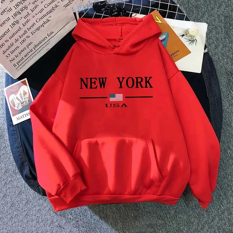 2025 Trend Womens Hoodie American Fashion Street Style Sweatshirt Girls Home Outdoor Casual Sport Loose Pullover All Season 250725