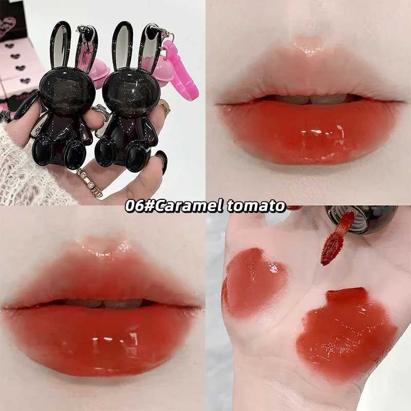 Black Rabbit Water Gloss Lip Glaze Mirror Moisturizing Plump Lips Tinted Not Easy To Stick To The Cup Liquid Long-Lasting MakeupXJ250724