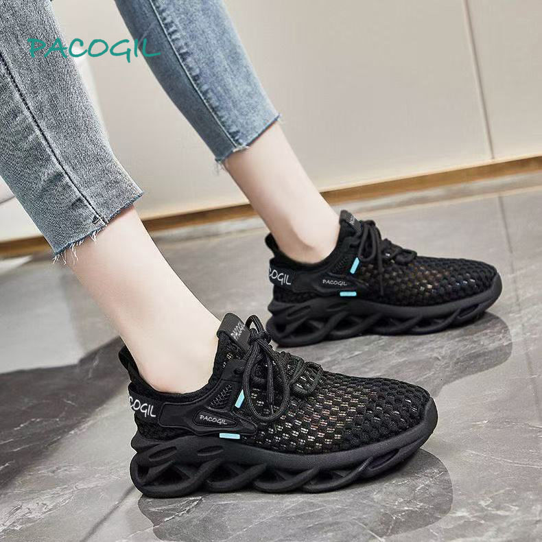 Non-Slip Wear-Resistant Clearance Sale Shock-Absorbing Sports for Women Summer New Mesh Breathable Ultra-Light Soft Sole Casual Shoes ddmythur