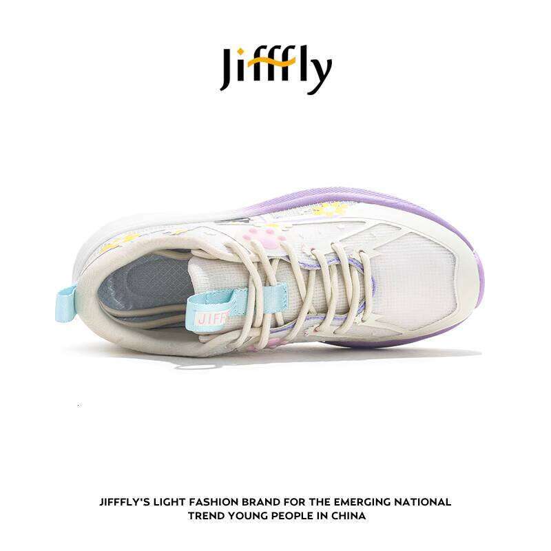 Jifffly Women's Running 2025 New Lightweight Shock Absorption Breathable Versatile Soft Sole Comfortable Sports Shoes