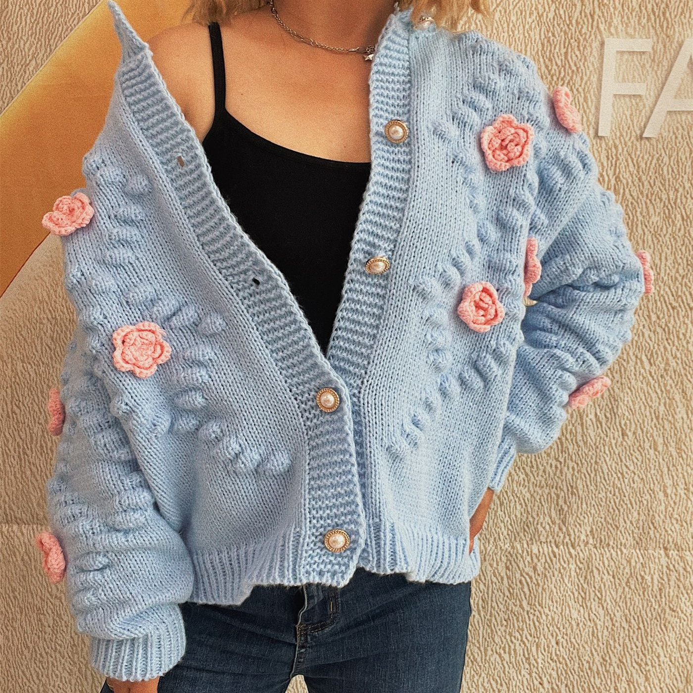 hot Free shipping designer sweater for women Casual sweater fashionable fluffy soft lazy style for outdoor wear