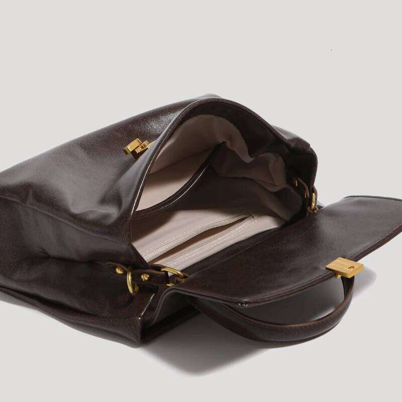 Women's Bags Designer Vintae Messener Bas For Women Desiner Handbas And Purses New In PU Oil Wax Leather Lock Top Handle Shoulder