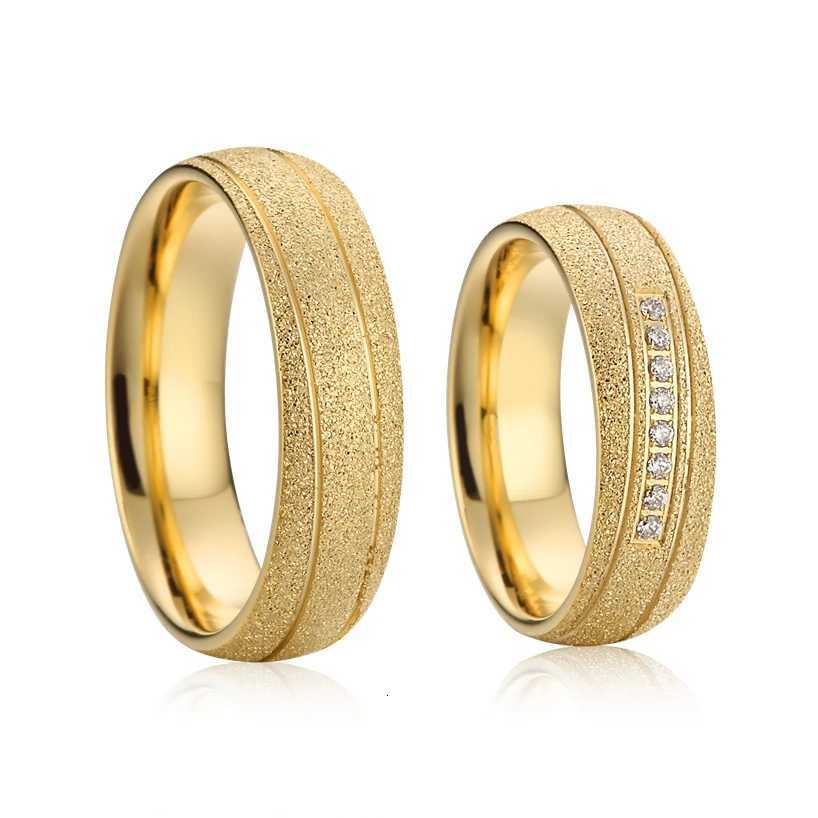 He and her wedding ring set suitable for 8mm men and women marriage alliance Dubai gold Emery jewelry big US size 14 15 W250417