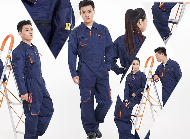 Long Sleeve Coveralls Casual Labor Overalls Plus Size 4xl 5xl Men Women Work Clothing Uniforms Workwear Working Suit For Hushand 250725