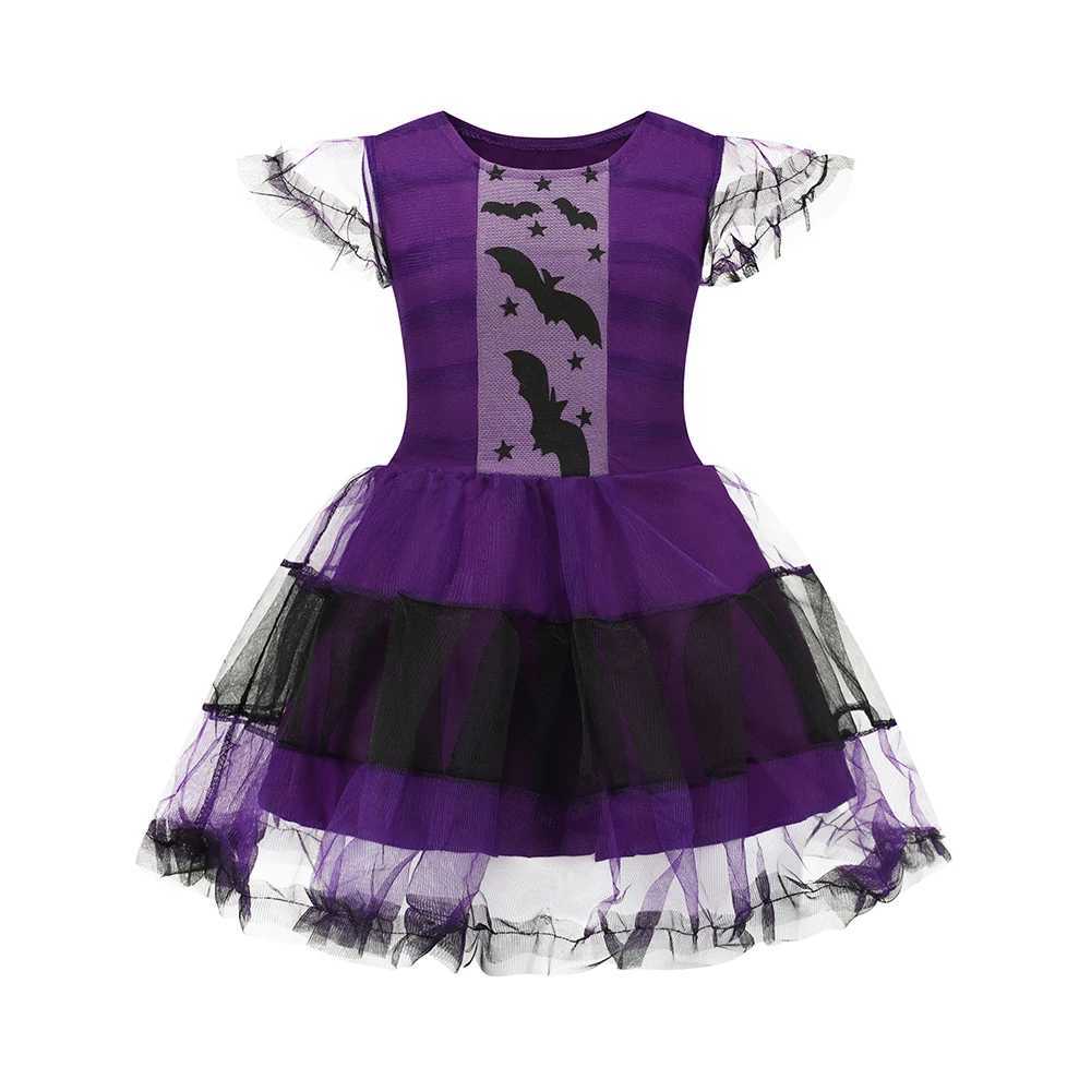 2025 Girls Halloween Cosplay Vampire Clothes Witch Costume Carnival Par Cosplay Dress Clothes Infant Costume Z250725