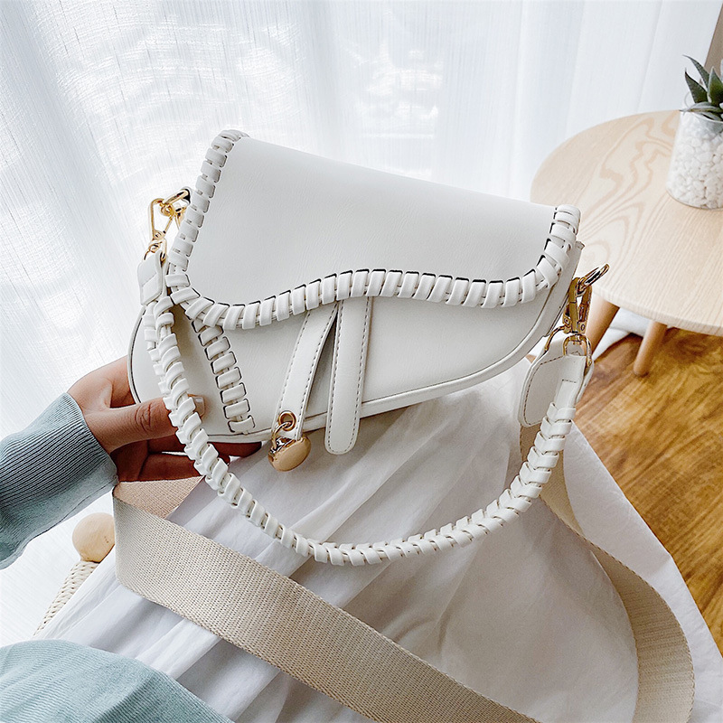 Luxury Brand Designer Bag Niche Design High-End 2025 New Underarm Woven Saddle Bag Handheld Shoulder Bag Versatile Crossbody Women's Bag