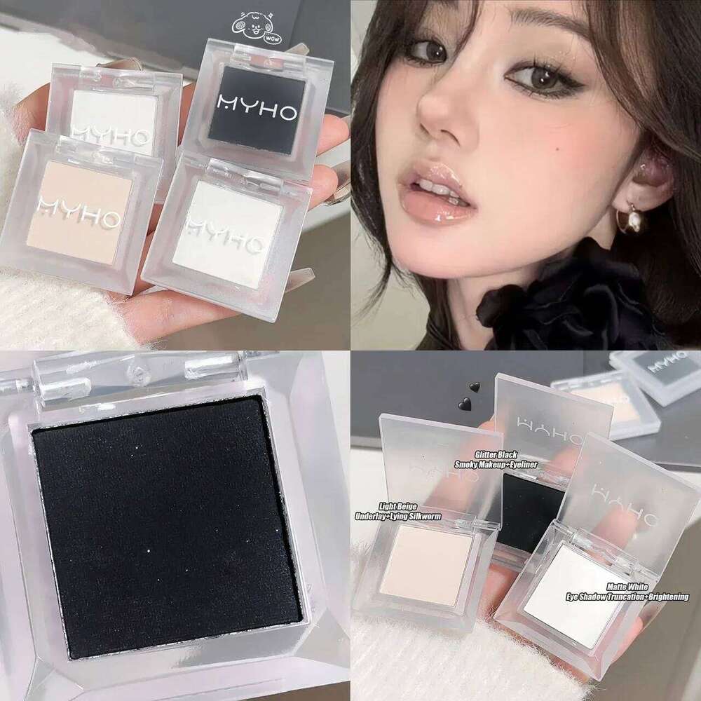 Truncation Shadow Palette Punk White Black Beige Eyeshadow Lying Silkworm Brighten Highlighter Eye Pigments Makeup Cosmetics X250723
