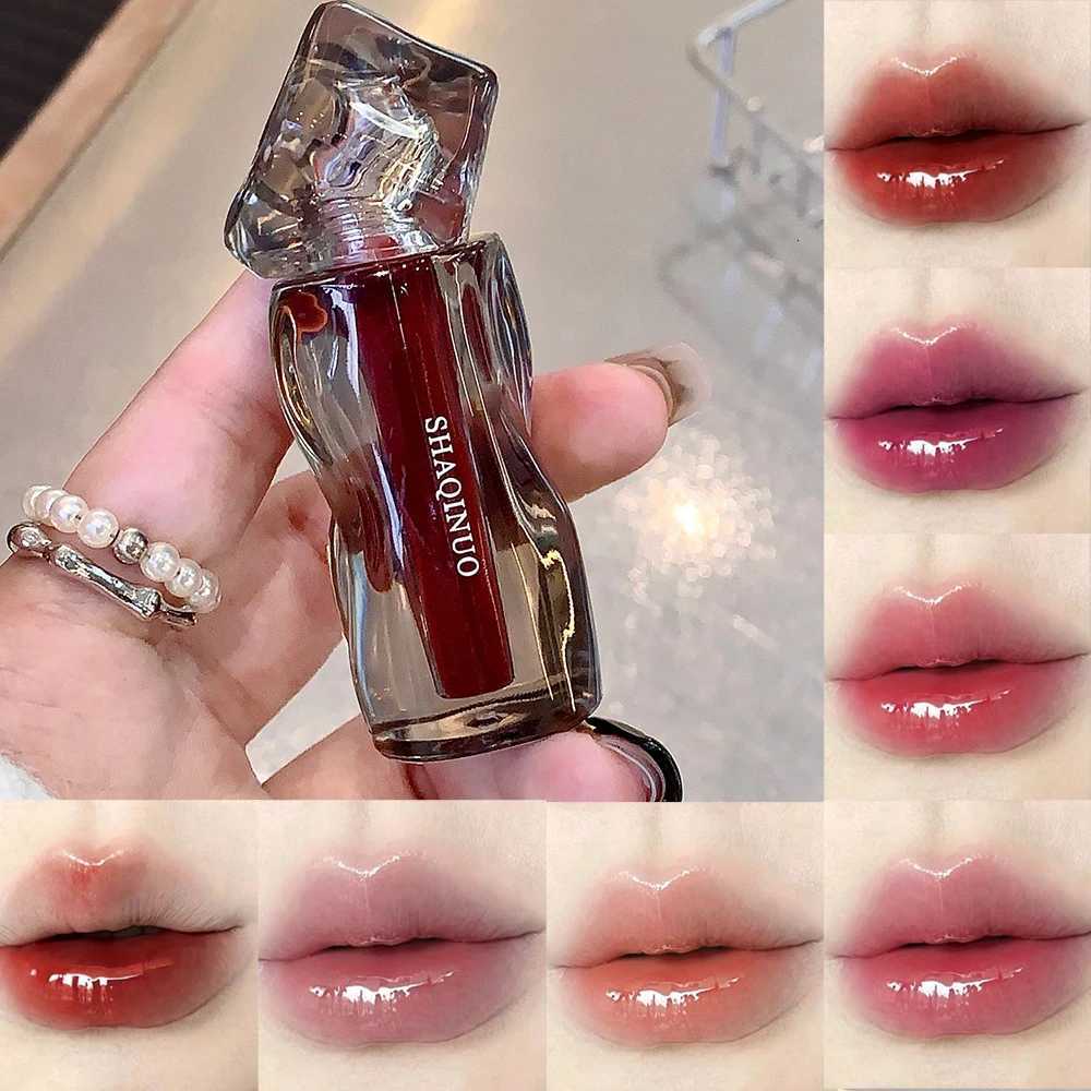 6 Shades of Moisturizing Plumping Hydrating Lip Gloss Mirrored Gloss Lipstick Shimmering Dewy Jelly Lipstick Non-GreasyXJ250724