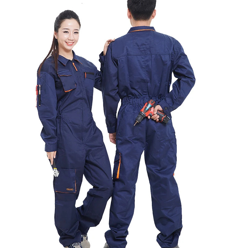 Long Sleeve Coveralls Casual Labor Overalls Plus Size 4xl 5xl Men Women Work Clothing Uniforms Workwear Working Suit For Hushand 250725