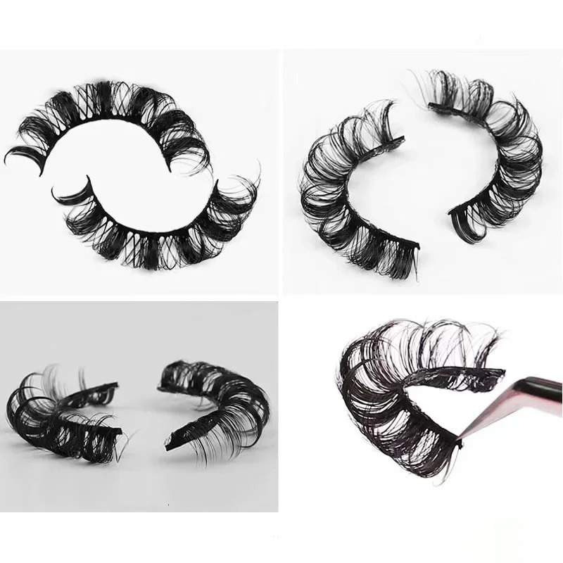 10Pairs 3D Mink Lashes russian strip lash Dramatic False Eyelashes Faux Cils Makeup Wholesale Eyelash 250714