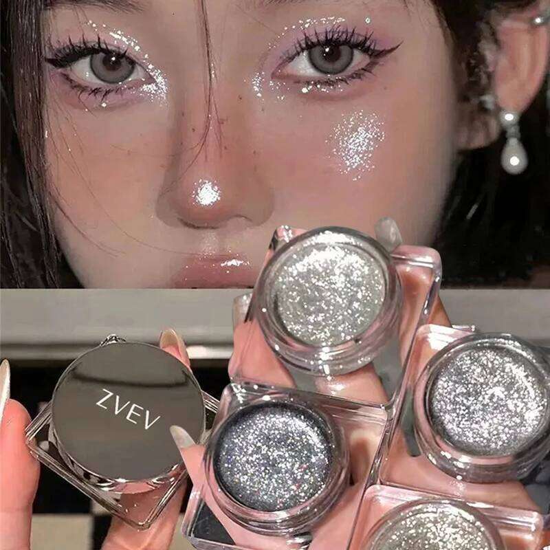 Dia Glitter Eyeshadow Brighten Eyes Make Up Waterproof Shimmer Palette Monochrome Eye Shadow Pigmented Highlighter Cosmetics X250723