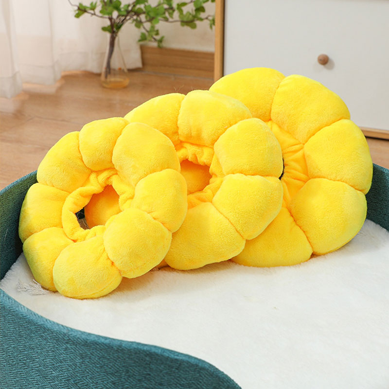 Sunflower Pet Dog Cat Collar Adjustable E-Collar Wound Healing Soft Cone Smart Cone Prevent Bite Elizabeth Circle Pet Protection Collar