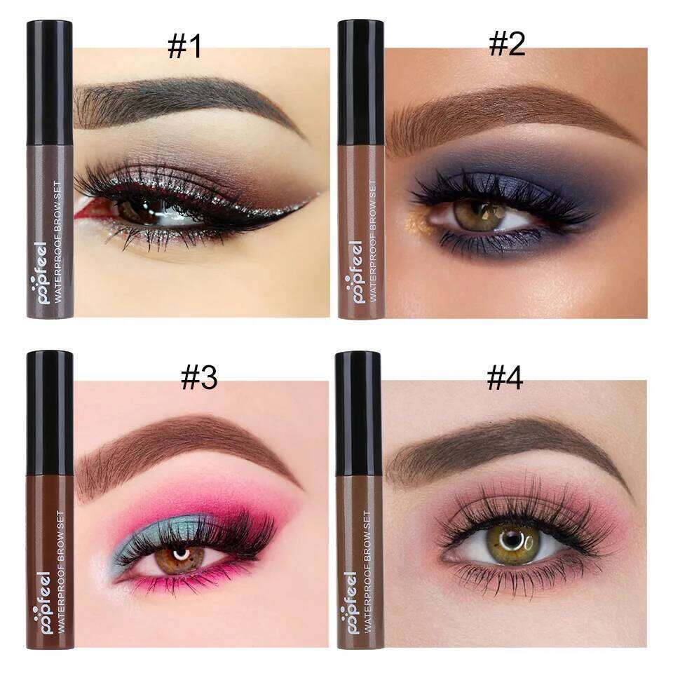 Enhancers Waterproof Makeup Gel Coffee Black Brown Paint Tint Mascara Eye Brow Tattoo Dye Eyebrow Cosmetic X250725