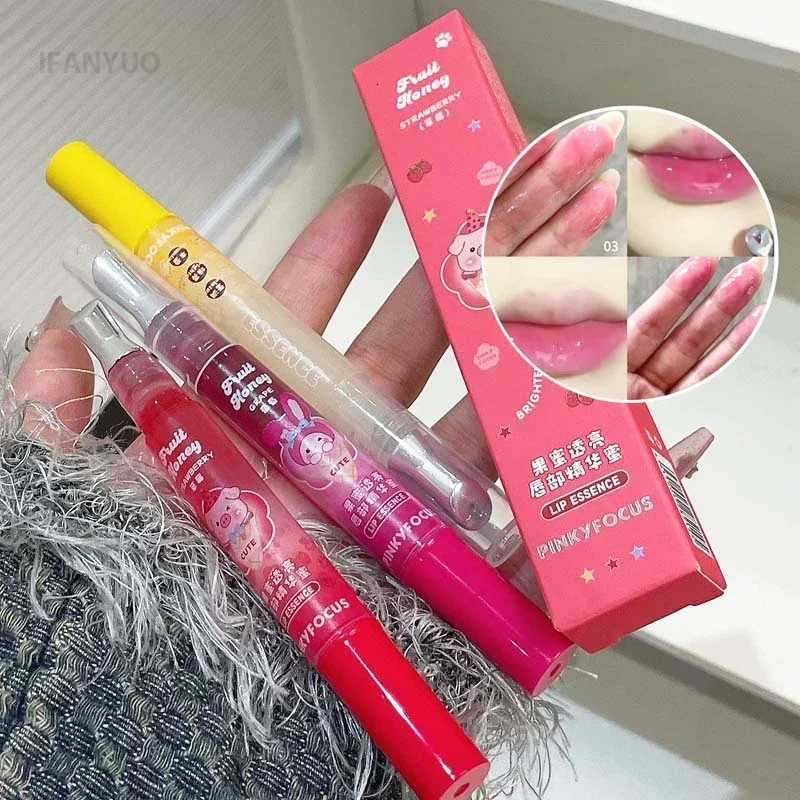 Berry Red Lip Oil Hydrating Mirror Lip Gloss Tinted Plumper Moisturizing Lip Care Treatment Makeup Clear Colored Lipstick BalmXJ250724