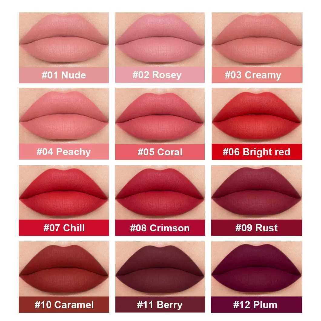 Velvet Matte 3pcs Lip Gloss Set Non Sticky Red Lip Glaze Hydrating Long Lasting Liquid Lipstick Not Fade Waterproof makeupXJ250724