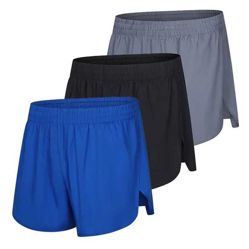 Marathon Running Shorts Lightweight Quick-drying Breathable Moisture-absorbing Mens Fitness Training Three-point Shorts W250724