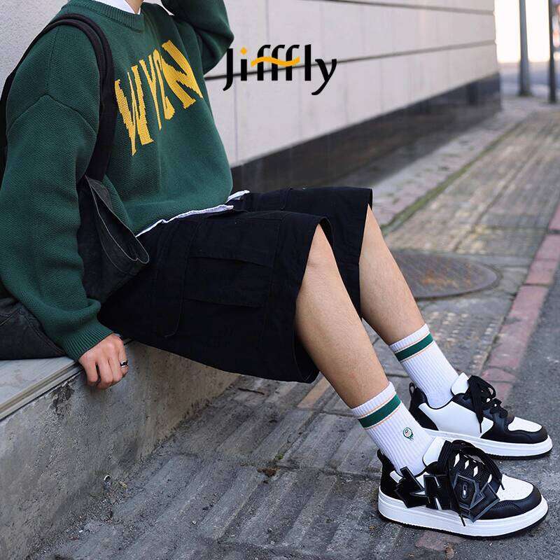 Nanbo Wan x Jifffly Spring/Summer Unisex Sneakers with High Lift Sole