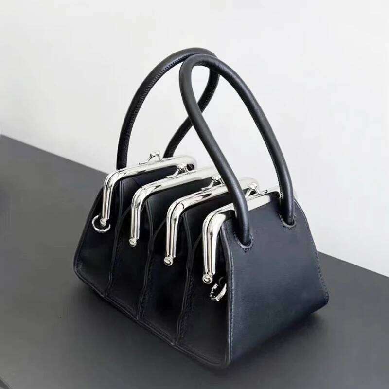 Women's Bags Designer England Style Clip Accodion Bags Fo Women Designe Handbags And Puses New In PU Sequined Top Handle Mini