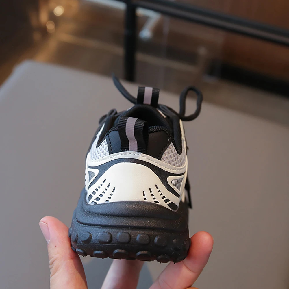 Autumn Sport Shoes For Children PU Leather Boys Girls Running Antislippery Teenagers Kids Sneakers Casual Shoes 250725