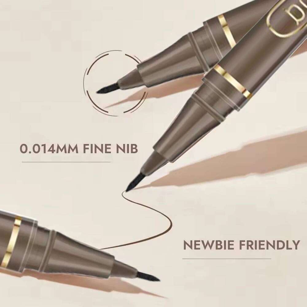 Slim is waterproof, sweat-proof, long-lasting and non-sdged. Newbie brown eyeliner liquid pen X250725 X250725