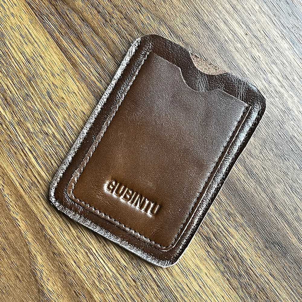 Slim Cow Leather Card Holder Wallet for s ID Genuine Leather porte carte Cardholder Business Bank Card Holder Z250725