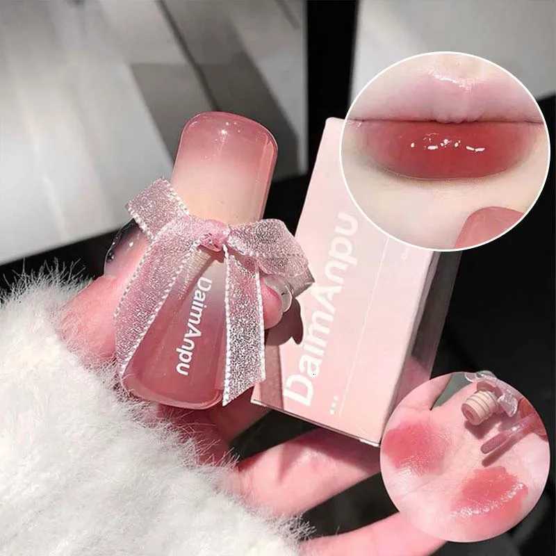 Bow Tie Moisturizing Water Lip Gloss Crystal Jelly Mirror Lips Honey Lip Lines Desalination Tender Repair Lip Gloss Lips CareXJ250724