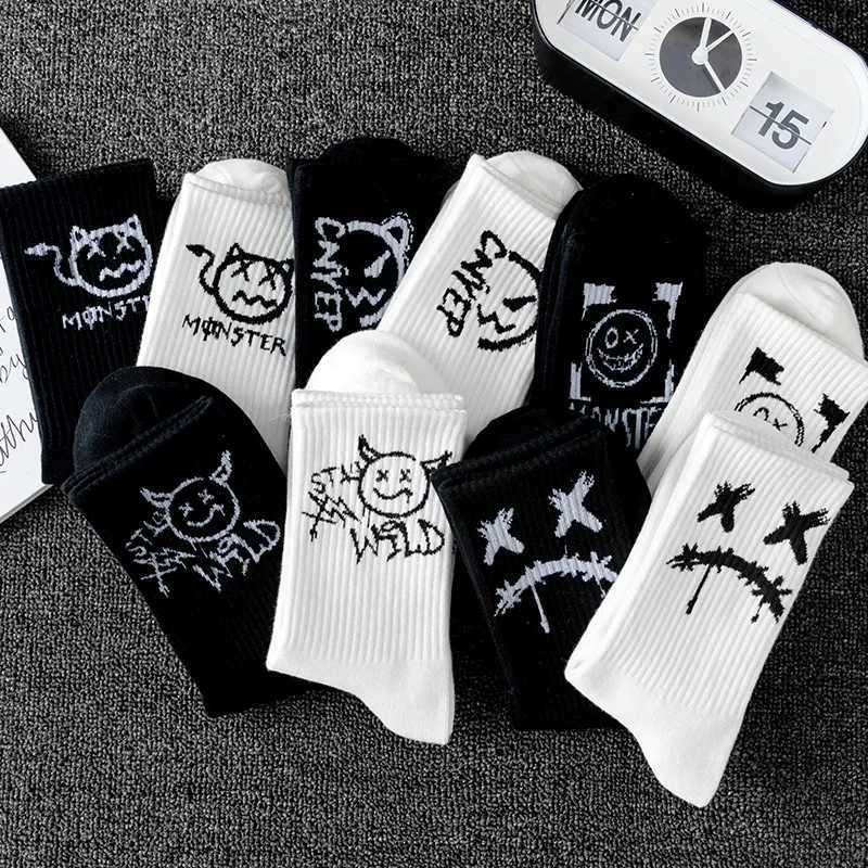 1-30 Pairs of High-Quality Mens Womens Novel Cartoon Pattern Sports Socks Exquisite Cute Soft Comfortable Neutral Gift Socks X250725
