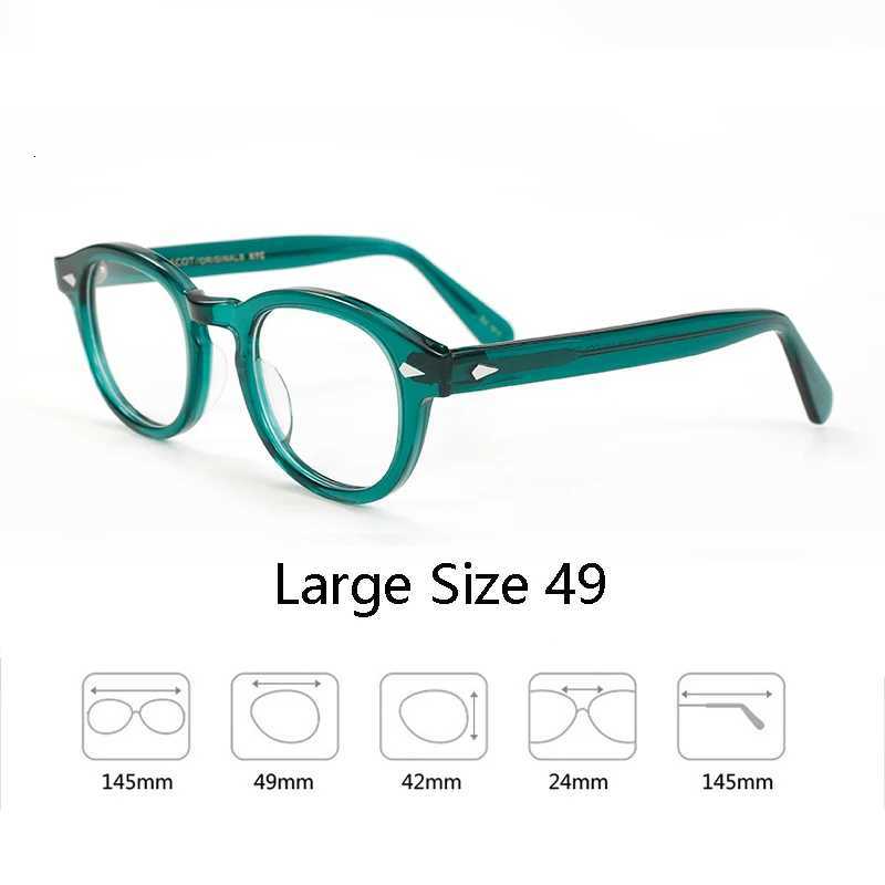 Mens Spectacle Frame Johnny Depp Lemtosh Style Glasses Transparent Lens Brand designer Computer Male Round Vintage Eyeglasses S250725