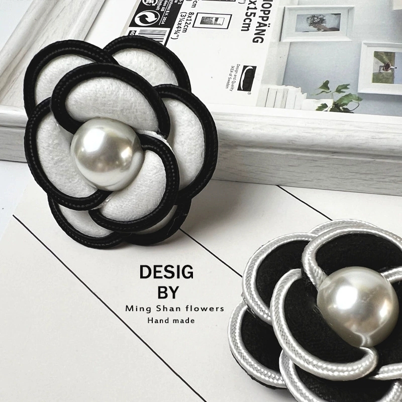 pearl flower French semi-finished skirt headwear hair accessories chest flower brooch suit clothing accessories