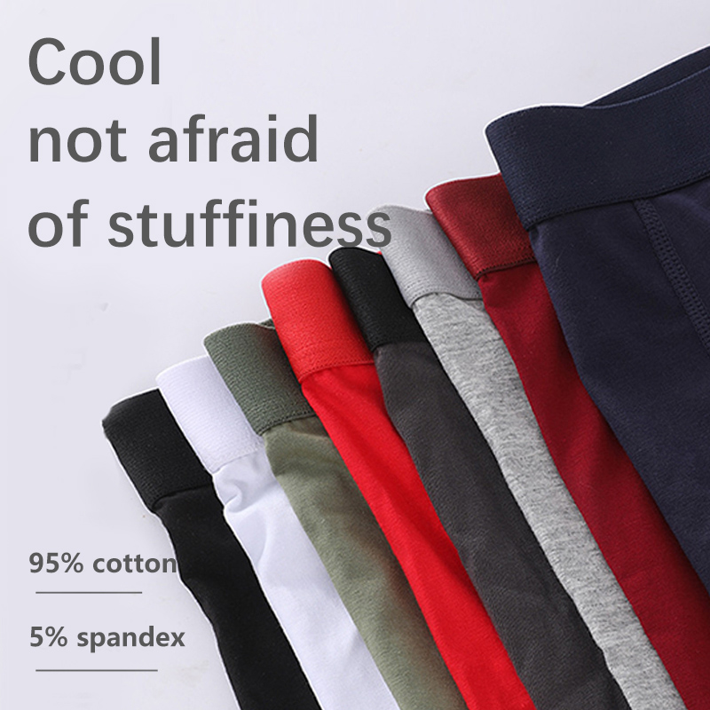 New men's summer underpants, men's spring and summer bestsellers wholesale pure cotton men's four-corner underpants KJ3004