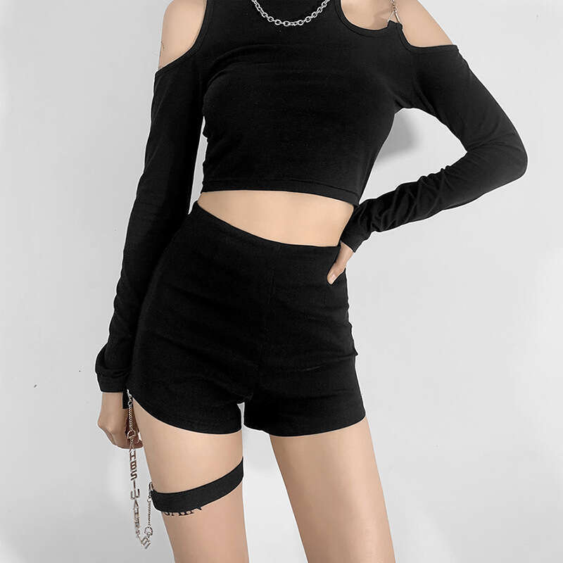 2021 Spring Summer New Women's Solid Color Slim High Waist Fashion Hip-hugging Sexy Casual Shorts 2a7