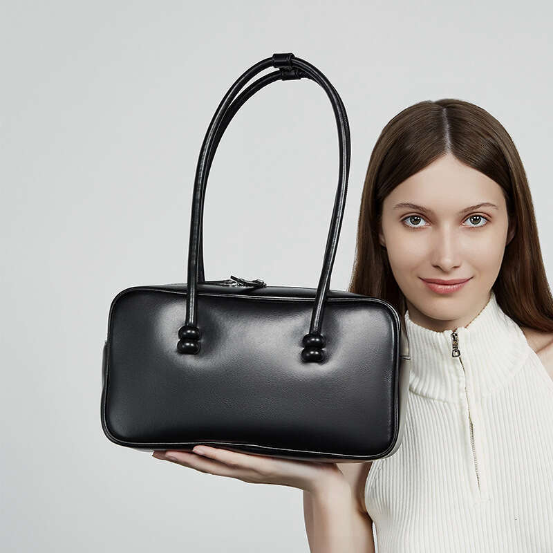 Underarm for Women 2025 New Designer luxury Large Capacity Boston Single Shoulder Bowling Bag
