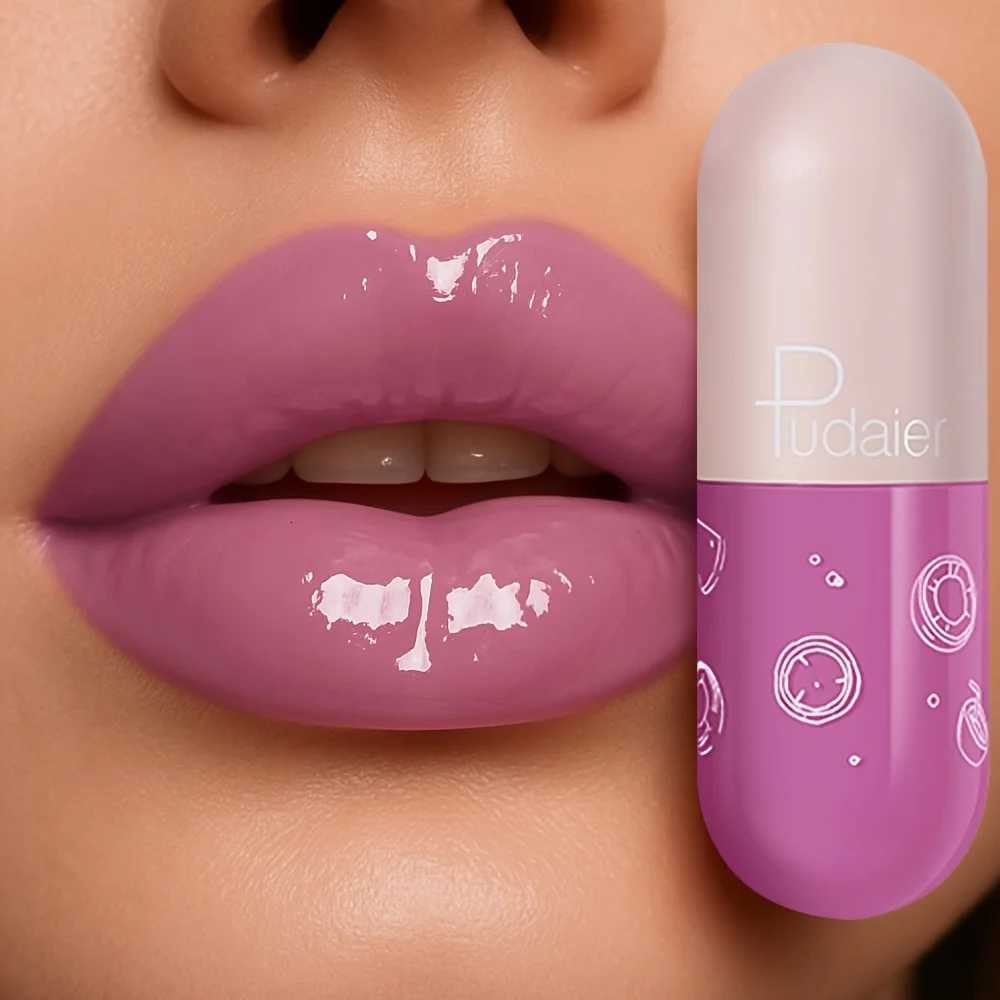 Capsule Lip Gloss non-transfer and non-sticky lip lacquer water-like mirror gloss easy to carrySuitable for Valentines DayXJ250724