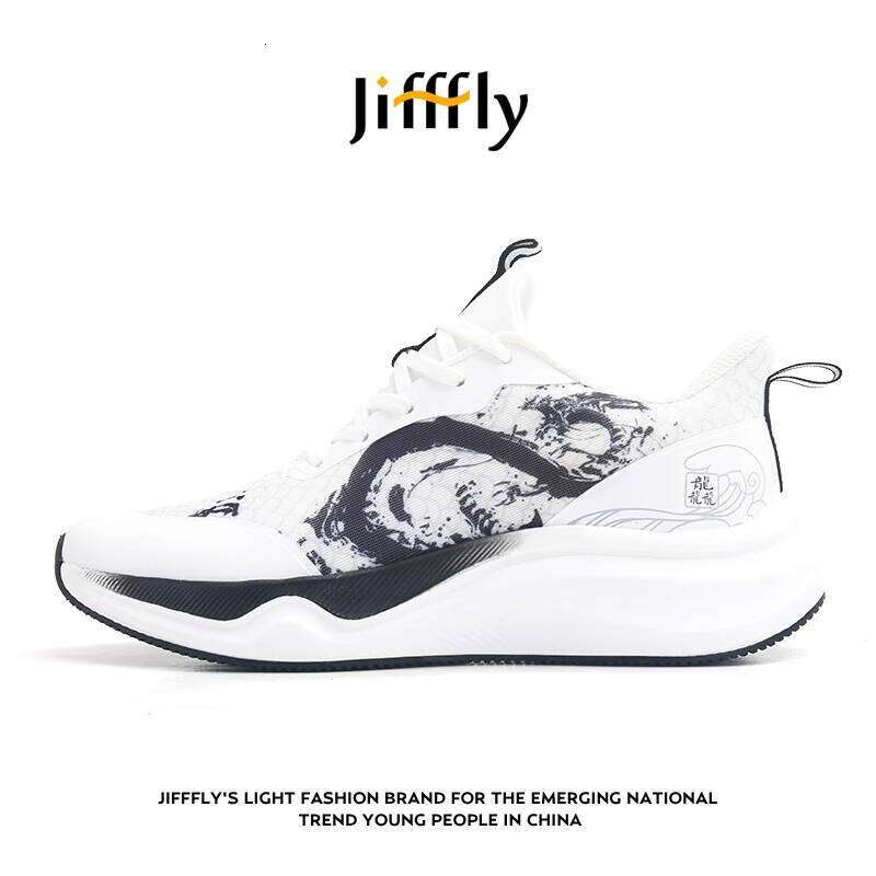 Jifffly Running Men 2025 Summer New Mesh Versatile Shock Absorption Anti-Slip Lightweight Casual Sports Shoes