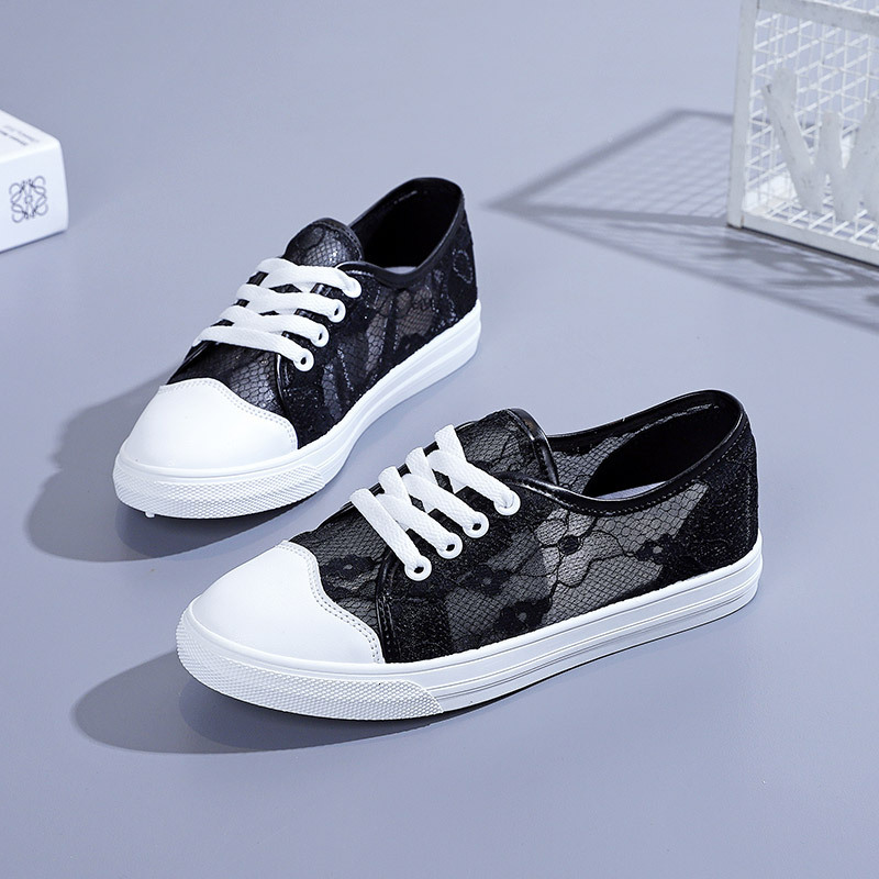 2025 Spring Summer New Women's Breathable White Versatile Mesh Shoes Ins Trend Thin Casual Sneakers ddmythur
