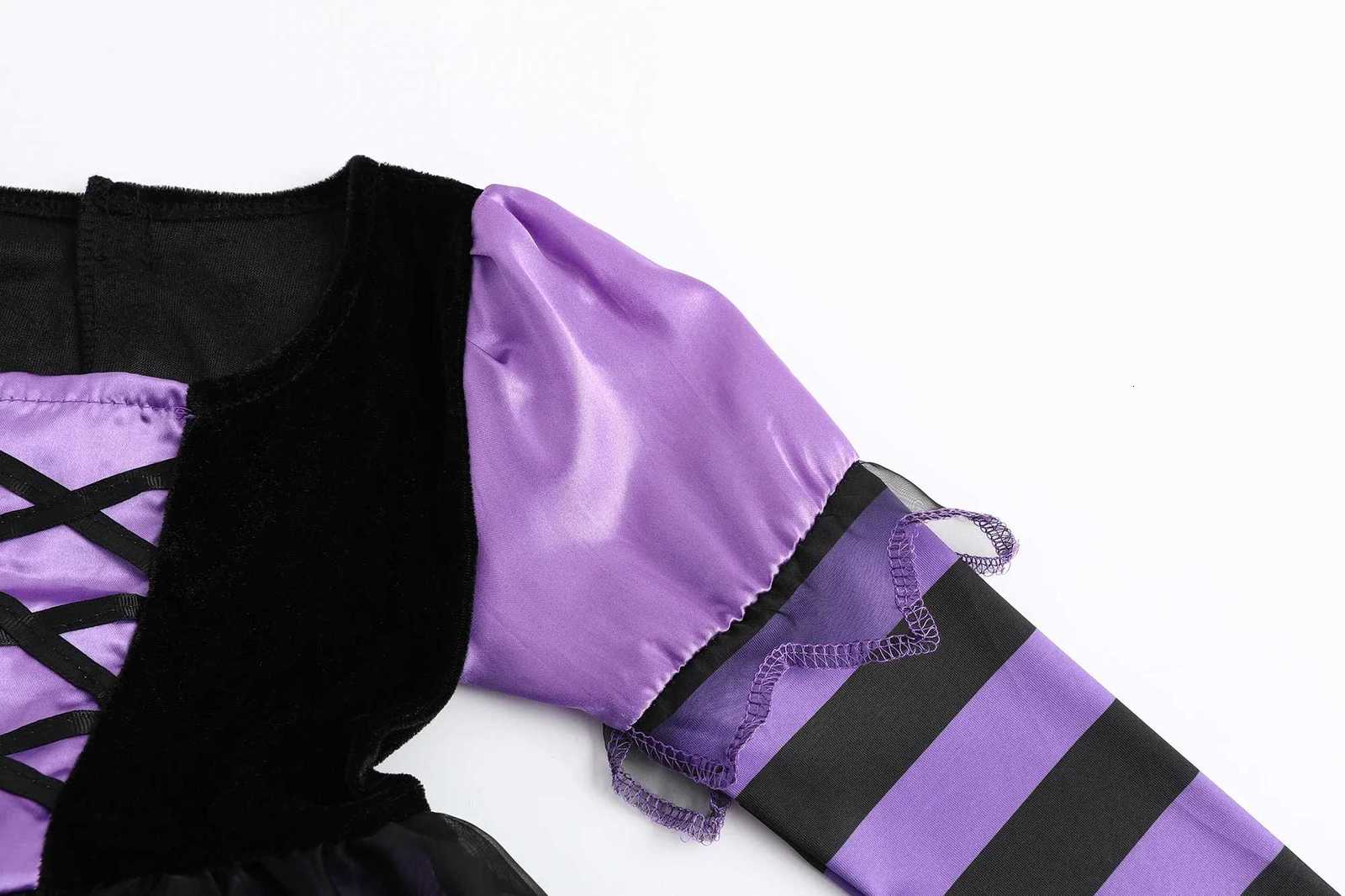 Girls Cospaly Ghost Bride Black Red Costume Kids Corpse Bride Costumes Children Vampire Toddler Punky Halloween Witch Costume Z250725