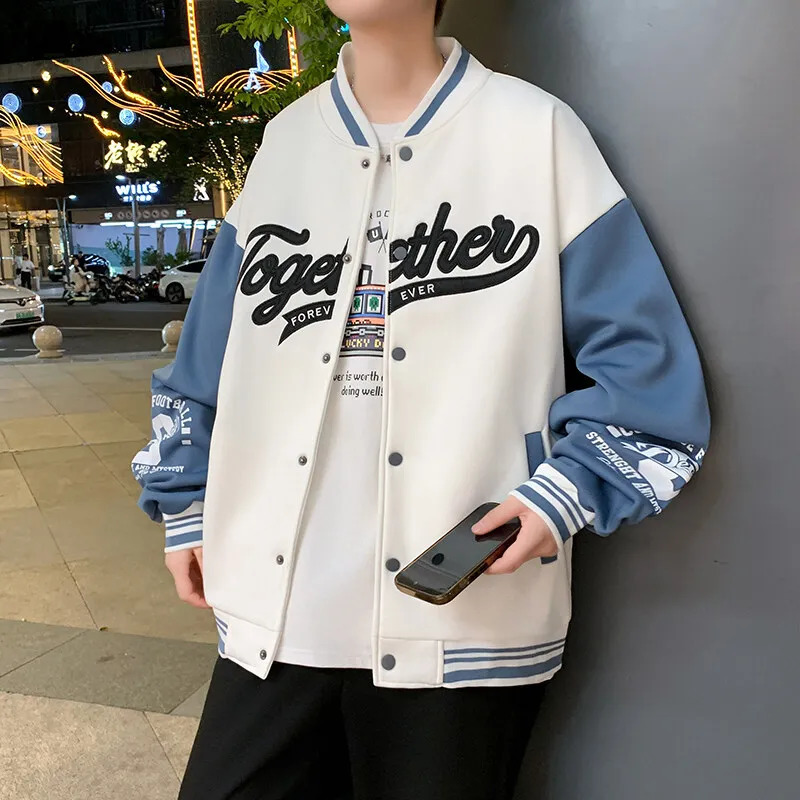 Spring Autumn Men Jacket Korean Style Casual Cargo jacket Coat Solid Color Loose male Outerwear Coats 250717