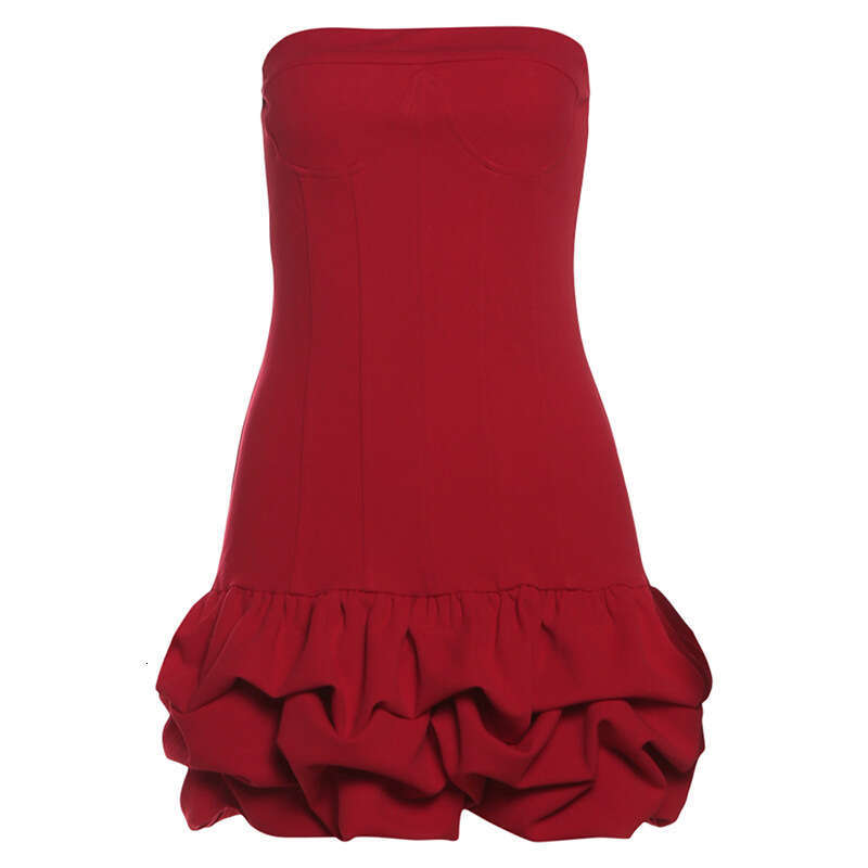 2024 Autumn Winter New Women's Solid Color Slim Street Fashion Off-Shoulder Backless Dress 6af