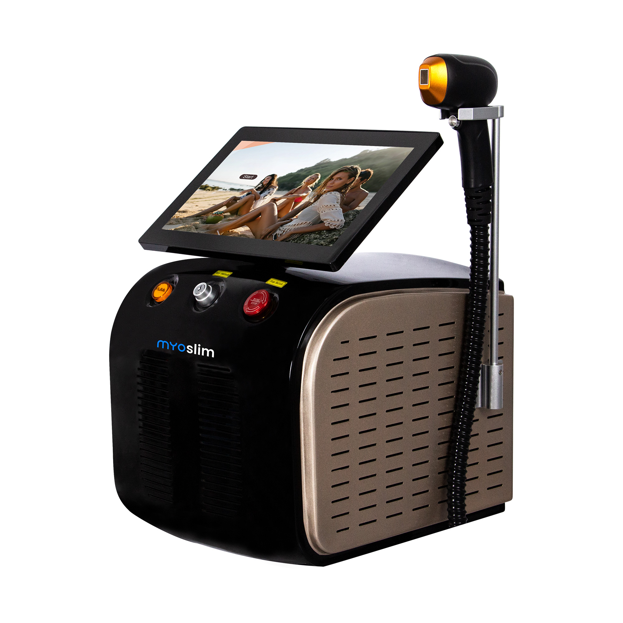 808 Diode Laser Hair Removal Device And Picosecond 2 In 1 Ice Titanium Laser Body Hair Removal Machine