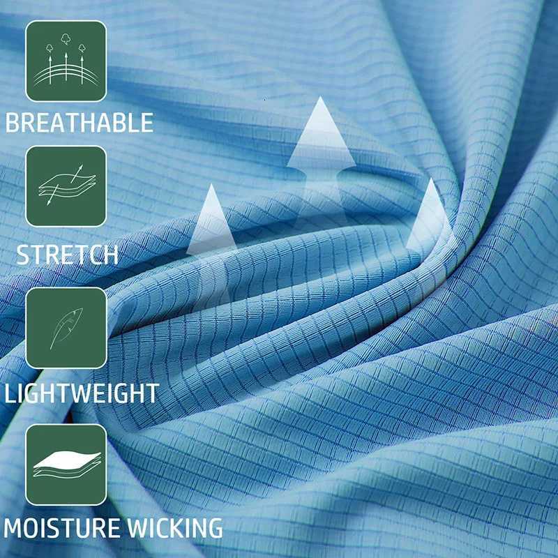 Mens Lightweight Sport Athletic Polo Shirt Thin Long Sleeve Shirts Spring Summer Outdoor Running Workout Hiking Golf Polo Shirt XJ250725