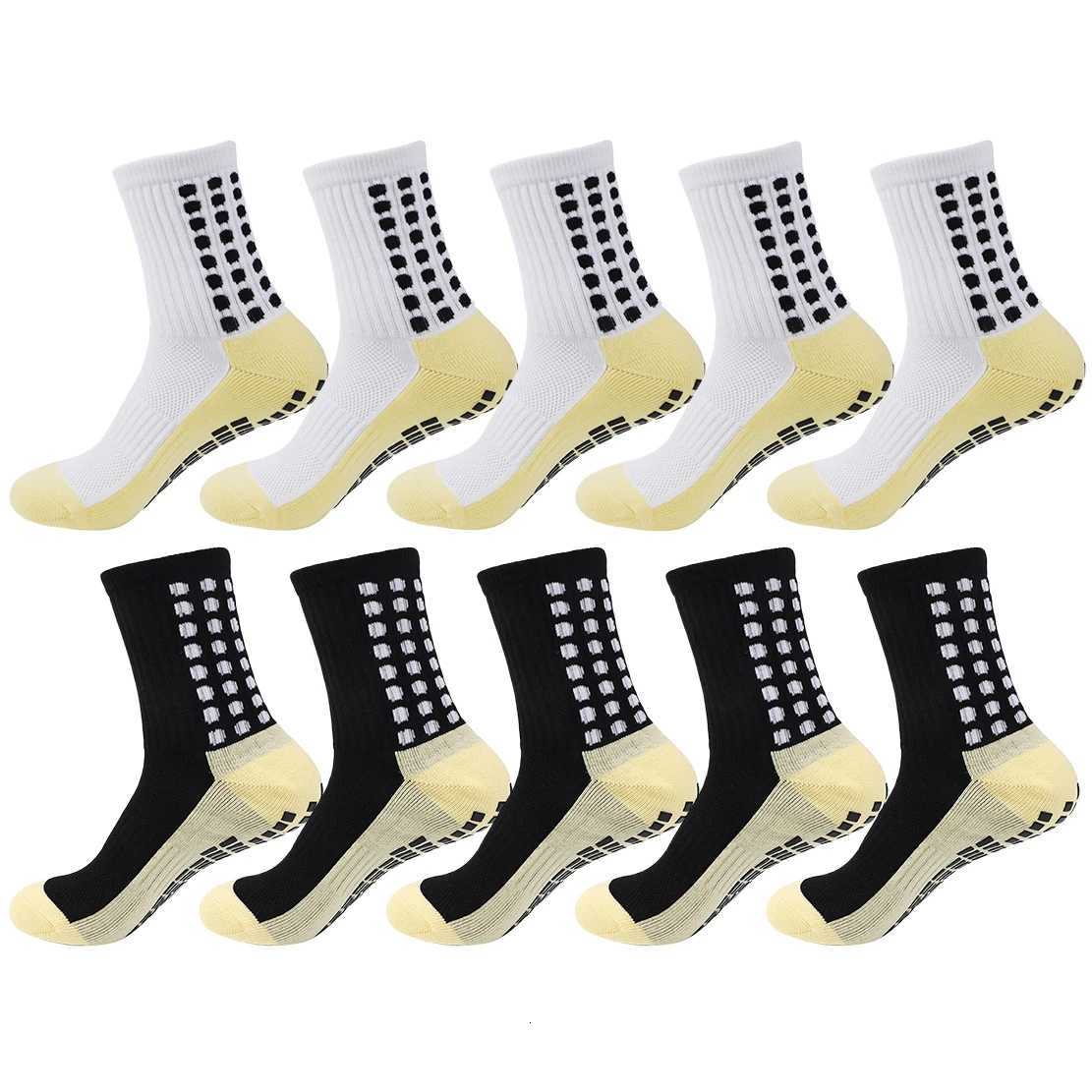 10Pairs Men and Womens Performance Anti-Slip Grip Socks Ideal for Baseball Basketball X250725